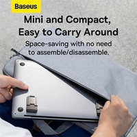 Support pour ordinateur portable Baseus, support pour clavier d'ordinateur, mini support portable pour ordinateur portable, supports pour Macbook, Xiaomi, ordinateur portable, support en aluminium