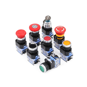 LA38-11ZS-R 22mm Rojo Grande 15A 1NO1NC Interruptor de botón de paro de emergencia tipo hongo con retención y autobloqueo - Product Image 5