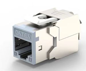 RJ45 màu Keystone Jack FTP cat6A bảo vệ LED Jack 10g 8P8C PoE ++ Modular Jack toolless - Product Image 6
