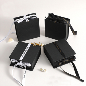 BOW Ribbon đồ trang sức Hộp Quà Tặng Vòng đeo tay bông tai vòng cổ hộp đồ trang sức bao bì đồ trang sức trường hợp hiển thị lưu trữ container hộp - Product Image 5