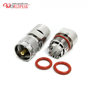 Connecteurs coaxiaux RF Pl259 <span class=keywords><strong>connecteur</strong></span> droit UHF (PL259) fiche mâle pour câble d'alimentation rf coaxial LDF-4 1/2 - Product Image 5