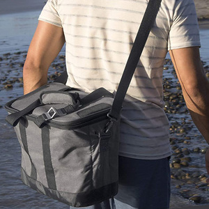 Custom Logo Large Capacity Ice Cooler <b>Bag</b> Outdoor Camping Tote Carrier Crossbody Insulated Beach Picnic <b>Bag</b> - Product Image 5