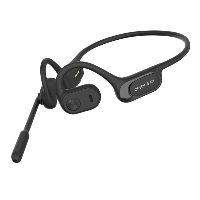 Starsky Open-Ear Bone Conduction Earbuds LED Indicator for 5.3 IPX5 Waterproof Detachable Headset for Sports Office Use