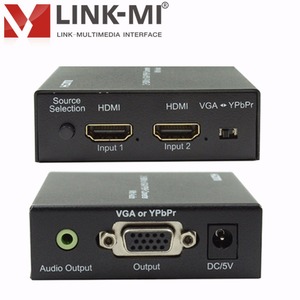 <span class=keywords><strong>Convertitore</strong></span> <span class=keywords><strong>da</strong></span> <span class=keywords><strong>HDMI</strong></span> <span class=keywords><strong>a</strong></span> VGA/RGBhv/YPbPr/YCbCr, Supporta Formato HD <span class=keywords><strong>da</strong></span> 480i <span class=keywords><strong>a</strong></span> 1080p - Product Image 1