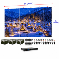 Layar LED Sewa Outdoor Indoor 2m X 3m P2.6 P2.9 Sistem Lengkap untuk Panggung Konser Latar Belakang Pernikahan