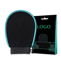 Fournitures de Bain Nouveau Design Beauté Gant Hammam Exfoliant Gant de Bain Noir Gant Kessa Marocain