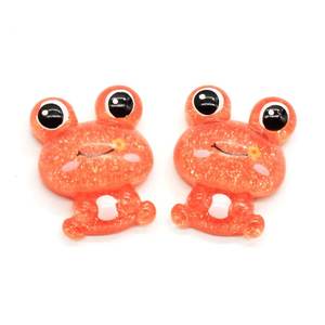 Charm grenouille en résine multicolore DIY Handmade Material Phone Case Accessories - Product Image 4