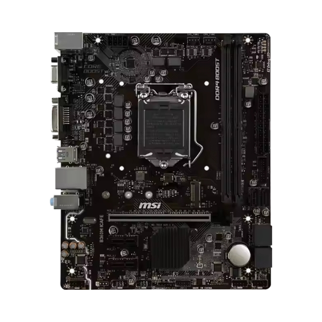 MSI Intel B360M ICAFE Used Gaming Motherboard with 32GB DDR4 MemoRy Socket LGA1151 SATA MATX Motherboard