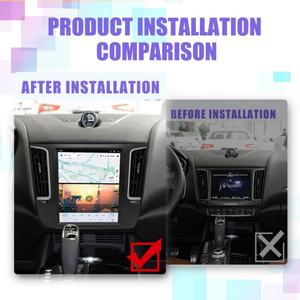 Autoradio Android 11 Qualcomm 12,1 pouces pour Maserati Levante 2012-2020, écran complet, navigation GPS automatique, multimédia, Carplay 8+256G - Product Image 2