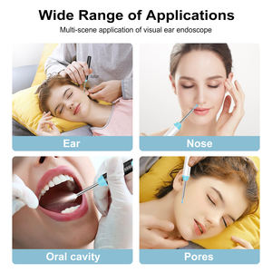 เครื่องแคกหูอัจฉริยะแบบไร้สายอุปกรณ์แค้หูแบบอัจฉริยะเครื่องมือกำจัดขี้หูพร้อมกล้องชุดกล้องส่องสำหรับทำความสะอาดหูของเด็ก - Product Image 5