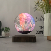 Lámpara de Mesa con Globo de Levitación Magnética, Rotación Automática, Decoración para el Hogar, Luces Decorativas para Escritorio, Venta Directa de Fábrica