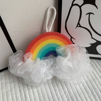 Handuk mandi penggosok Loofah kartun mewah bunga mandi jaring gelembung bunga mandi grosir