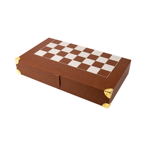 SAWTRU Saldi di Liquidazione: <span class=keywords><strong>Scacchiera</strong></span> Internazionale Pieghevole in Legno 100 Squadrati 10x10 con Dama Internazionale Intarsiata - Product Image 2