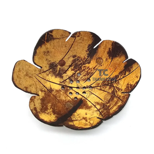 Soporte para jabonera de cáscara de coco con tamaño y diseño personalizados, dispensador de jabón para platos de cáscara de coco - Product Image 5