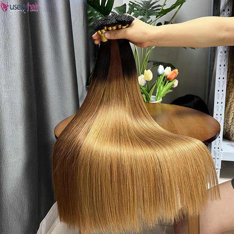 Human Hair Extension Natural Black Color