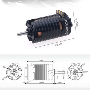 Moteur brushless MINI 1410 sans capteur avec contrôleur de vitesse électronique ESC 18A adapté aux voitures RC, véhicules, pièces et accessoires RC - Product Image 5