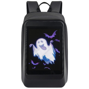 Sac à dos à écran LED personnalisé, promotion lumineuse, sac à dos publicitaire mobile, écran d'affichage électronique, sac à dos scolaire à LED - Product Image 1