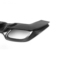 Diffuseur arrière en fibre de carbone préimprégnée brillante Ver 2, spoiler de pare-chocs arrière pour Mercedes Benz AMG GT GTS C190 - Vente flash
