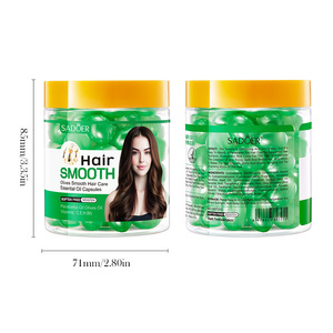 Meilleures ventes SADOER Capsules d'huile de sérum de soin des <span class=keywords><strong>cheveux</strong></span> rafraîchissantes et non grasses réparatrices en profondeur et brillantes - Product Image 1