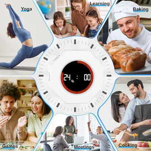 Minuteur de cuisine à capteur de gravité, cube magnétique à compte à rebours, idéal pour l'apprentissage des enfants et la méthode Pomodoro – Fabricant direct - Product Image 4