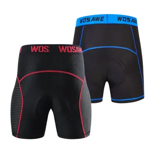 WOSAWE מכנסי רכיבה כרית ג 'ל גברים מהיר יבש כביש אופני רכיבה מכנסיים קצרים