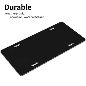 Groothandel Aanpasbare Decoratieve Kentekenplaat Mat/Glanzende Kleur Waterdicht Met Gepersonaliseerde Logo Blanco Kentekenplaat - Product Image 6