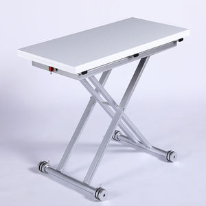 Table à <span class=keywords><strong>manger</strong></span> moderne convertible en bois, peu encombrante, pliable, extensible, pieds en métal pour petits espaces maison multifonctionnelle - Product Image 1