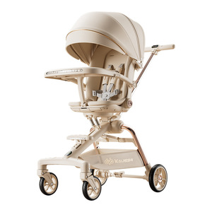 Passeggino Leggero Pieghevole in Lega di Alluminio, Carrozzina di Lusso Bidirezionale Portatile per Bambini da 0 a 3 Anni - Product Image 1
