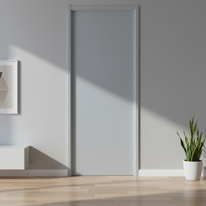 <span class=keywords><strong>Porte</strong></span> en bois composite <span class=keywords><strong>laqué</strong></span> couleur unie, style minimaliste moderne, insonorisée pour chambre, salle de bain, cuisine, intérieur - Personnalisable - Product Image 1