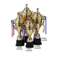 Trophée de golf en métal classique de haute qualité pour le gagnant d'athlétisme de badminton de football pour les médailles et plaques sportives de gardien de but