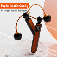Corde à sauter lestée sans fil avec compteur intelligent LCD numérique pour fitness, cardio et entraînement à domicile – Direct Usine