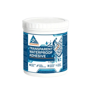 Adhésif transparent imperméable à base d'eau synthétique à bas prix pour les murs extérieurs des bâtiments, les fenêtres et les toits - Product Image 1