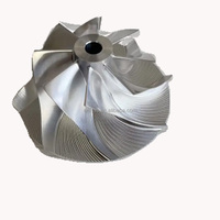 GT15-25 282334 170324 37.17/52.00mm 8 + 0 lames haute Performance Turbo fraisage/aluminium 2618/roue de compresseur de billette