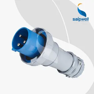 Saipwell CEE/IEC eeu/มาตรฐานภายในผู้ผลิตปลั๊กกันน้ำ IP67 SP-3400 125A 3P