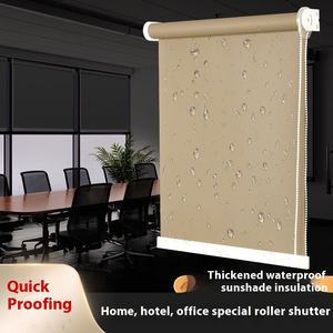 लिविंग रूम के लिए कस्टम आधुनिक दौर खिड़की अंधा लिविंग रूम लक्जरी रोलर रंगों के लिए सादे कपड़े का निर्माण क्षैतिज पैटर्न - Product Image 2