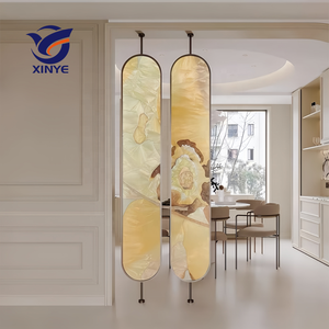Manufacturer Design Rotatable Stainless Steel Frame Partition Metal <strong>Screen</strong> <strong>Room</strong> <strong>Divider</strong> Privacy Freestanding Waterproof - Product Image 4