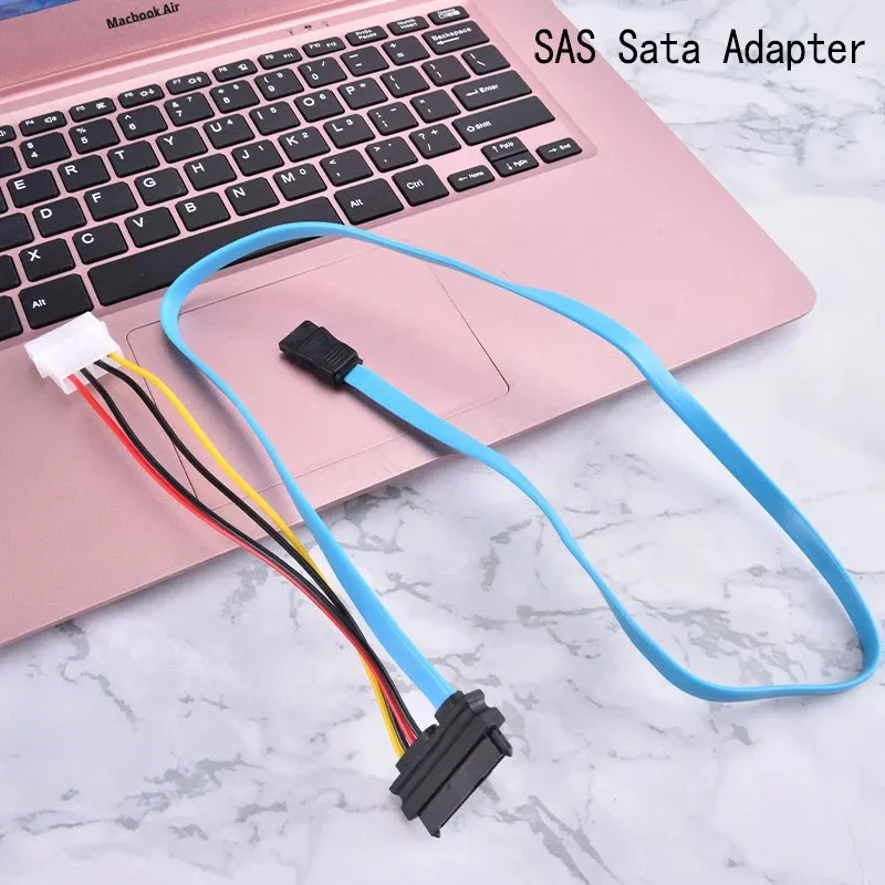एसएएस Sata एडाप्टर 7 पिन SATA सीरियल अता करने के लिए एसएएस 29 पिन और डेटा संचरण के लिए 4 पिन शक्ति की सर्वर एसएएस हार्ड डिस्क