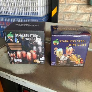 Taza Moscow Mule de Acero Inoxidable, Recubierta de Cobre, Martillada, con Aislamiento Térmico, para Cerveza, para Fiestas - Product Image 4