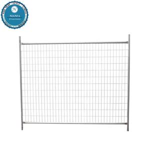 Vente flash à la Foire de Canton, vente en gros au Canada, panneaux de clôture de sécurité Heras / clôture temporaire en acier à mailles métalliques portable - Product Image 3