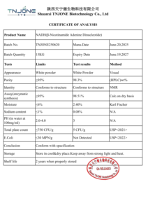 ผง <span class=keywords><strong>NADH</strong></span> ราคาขายส่ง CAS 606-68-8 เบต้า นิโคตินาไมด์ อะดีนีน ไดนิวคลีโอไทด์ <span class=keywords><strong>NADH</strong></span> แบบลดรูป - Product Image 4