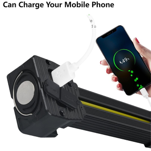 Lámparas de Trabajo <span class=keywords><strong>LED</strong></span> con Rotación de 90 Grados, Magnéticas, Recargables Tipo-C, Linterna de Camping con Gancho, Inspección, Rojo, Blanco, Amarillo, Bancos de Energí<span class=keywords><strong>a</strong></span> - Product Image 4