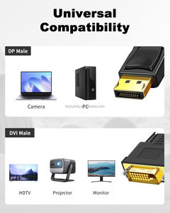 1,8M Professionelles DP zu DVI Konverterkabel DisplayPort Stecker auf DVI-D 24+1Pin Stecker Display-Adapterkabel - Product Image 5