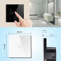 Prises et interrupteurs économiques en provenance de Chine, interrupteur intelligent compatible avec le panneau WIFI