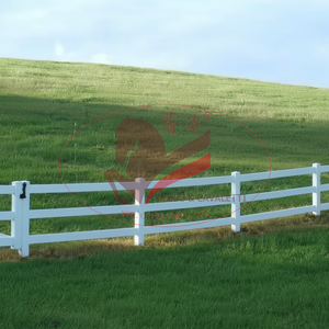 Ánh Sáng Trọng Lượng Bền 3 Đường Ray Tùy Chỉnh Ngựa Hàng Rào Nhựa PVC Ngựa Trang Trại Hàng Rào Bài Paddock Trang Trại Trắng Nhà Máy Nóng Bán - Product Image 3