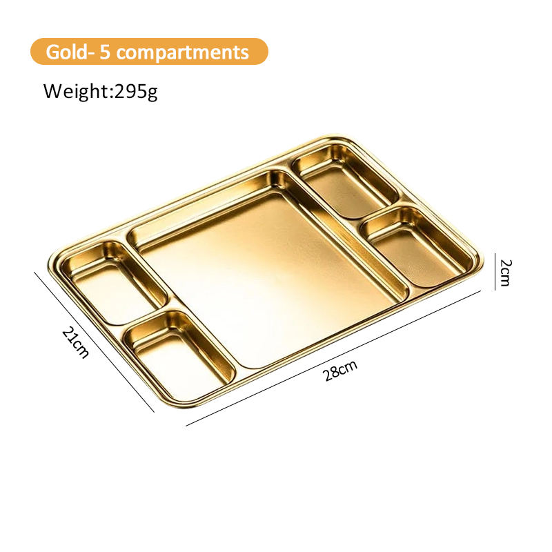 Gold 5 compartments