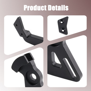 Kit de Palanca de Cambios Corta Manual de 6 Velocidades para Volkswagen Audi, Aleación de Aluminio, Pieza de Mejora GBFO08-BK - Product Image 4