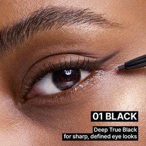 Eyeliner a Matita Clio Sharp So Simple Impermeabile Nero Punta di Precisione 2mm Lunga Durata Resistente alle Sbavature - Product Image 3