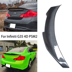 สปอยเลอร์หลังคาร์บอนไฟเบอร์ทรง PSM สำหรับรถยนต์ซีรีส์ G25 G35 G37 แบบ 4 ประตู ปี 2007-2014 (ไม่ใช้ได้กับรุ่น STC) - Product Image 2