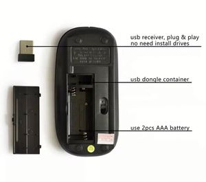 High Quality Portable <b>Mini</b> Ultra-thin Wireless Mouse Ergonomic TYPE-C Vertical Rechargeable Wireless Mouse for Laptops - Product Image 5