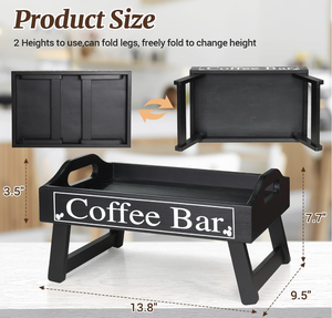 OEM in legno rustico Coffee Station Organizer funzionale quadrato iniezione Technics accessori <span class=keywords><strong>per</strong></span> contenitori - Product Image 3